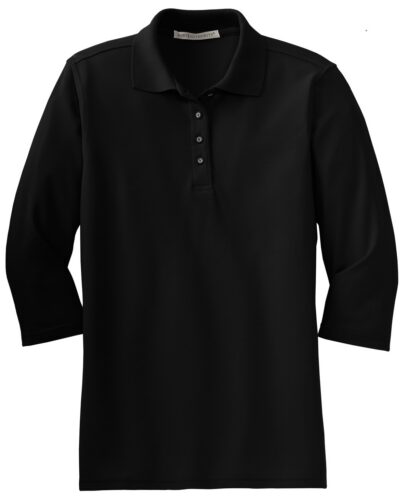 Port Authority Women's Silk Touch 3/4-Sleeve Polo. L562