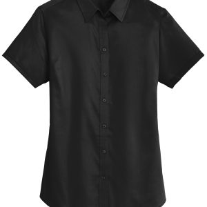 Port Authority Women's Short Sleeve SuperPro Twill Shirt. L664