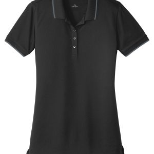 Port Authority Women's Dry Zone UV Micro-Mesh Tipped Polo. LK111