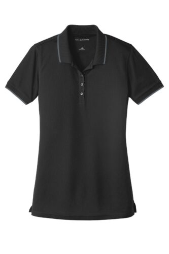 Port Authority Women's Dry Zone UV Micro-Mesh Tipped Polo. LK111