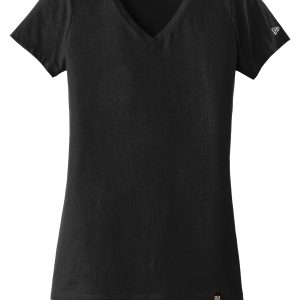 New Era Women's Heritage Blend V-Neck Tee. LNEA101