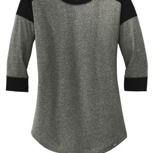 New Era Women's Heritage Blend 3/4-Sleeve Baseball Raglan Tee. LNEA104