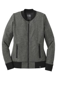 New Era Women's French Terry Baseball Full-Zip. LNEA503