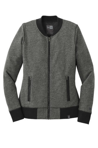 New Era Women's French Terry Baseball Full-Zip. LNEA503
