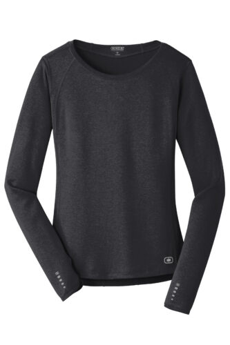 OGIO Women's Long Sleeve Pulse Crew. LOE321
