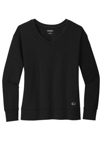 OGIO Women's Luuma Flex Long Sleeve V-Neck LOG825