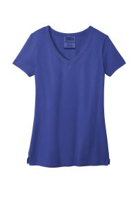 Port & Co Women's Beach Wash Garment-Dyed V-Neck Tee LPC099V