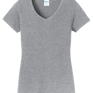 Port & Co Women's Fan Favorite V-Neck Tee. LPC450V