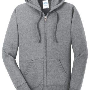 Port & Co Women's Core Fleece Full-Zip Hooded Sweatshirt. LPC78ZH