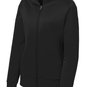 Sport-Tek Women's Sport-Wick Fleece Full-Zip Jacket. LST241