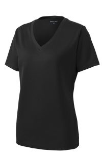 Sport-Tek Women's PosiCharge RacerMesh V-Neck Tee. LST340