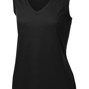 Sport-Tek Women's Sleeveless PosiCharge Competitor V-Neck Tee. LST352
