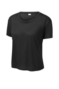 Sport-Tek Women's PosiCharge Draft Crop Tee. LST411