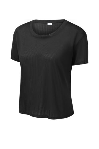Sport-Tek Women's PosiCharge Draft Crop Tee. LST411