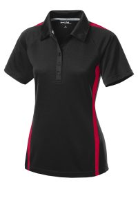 Sport-Tek Women's PosiCharge Micro-Mesh Colorblock Polo. LST685