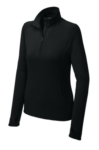 Sport-Tek Women's Sport-Wick Stretch 1/4-Zip Pullover. LST850