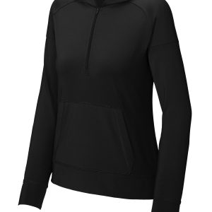 Sport-Tek Women's Sport-Wick Stretch 1/2-Zip Hoodie LST856