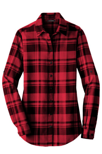 Port Authority Women's Plaid Flannel Tunic . LW668