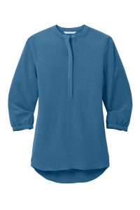 Port Authority Women's 3/4-Sleeve Textured Crepe Tunic LW713