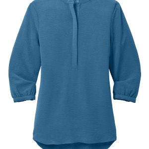 Port Authority Women's 3/4-Sleeve Textured Crepe Tunic LW713