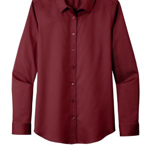 Port Authority Women's Long Sleeve SuperPro React Twill Shirt. LW808