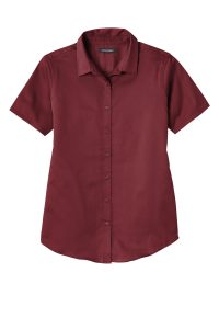 Port Authority Women's Short Sleeve SuperPro React Twill Shirt. LW809