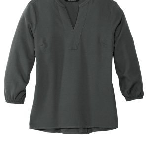 Mercer+Mettle Women's Stretch Crepe 3/4-Sleeve Blouse MM2011