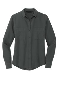 Mercer+Mettle Women's Stretch Crepe Long Sleeve Camp MM2013