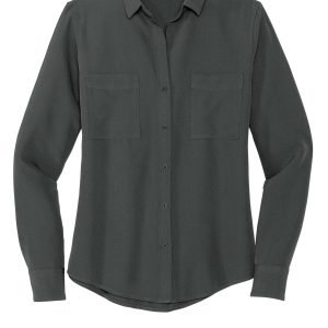 Mercer+Mettle Women's Stretch Crepe Long Sleeve Camp MM2013