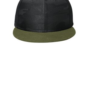 New Era Camo Flat Bill Snapback Cap NE407