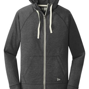 New Era Sueded Cotton Blend Full-Zip Hoodie. NEA122