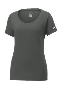 Nike Women's Dri-FIT Cotton/Poly Scoop Neck Tee. NKBQ5234
