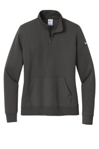 Nike Women's Club Fleece Sleeve Swoosh 1/2-Zip NKDX6720
