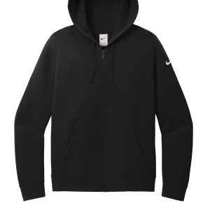 Nike Women's Club Fleece Sleeve Swoosh Full-Zip Hoodie NKFD9890