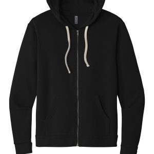 Next Level Apparel Adult Santa Barbara Zip Hoodie. NL9602