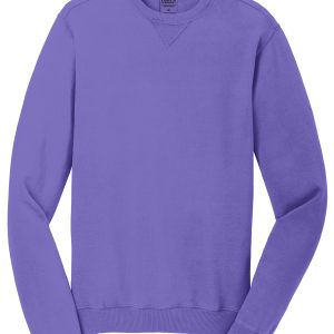 Port & Co Beach Wash Garment-Dyed Crewneck Sweatshirt PC098