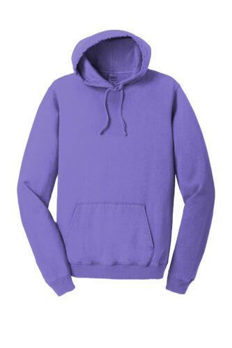 Port & Co Beach Wash Garment-Dyed Pullover Hooded Sweatshirt. PC098H