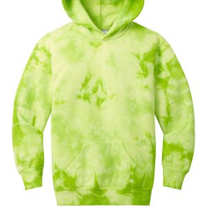 Port & Co Youth Crystal Tie-Dye Pullover Hoodie PC144Y
