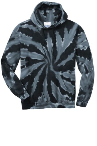 Port & Co Tie-Dye Pullover Hooded Sweatshirt. PC146