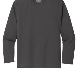 Port & Co Youth Long Sleeve Performance Tee PC380YLS