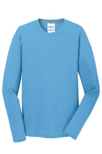 Port & Co Long Sleeve Performance Blend Tee. PC381LS