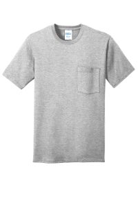 Port & Co Core Cotton Pocket Tee. PC54P