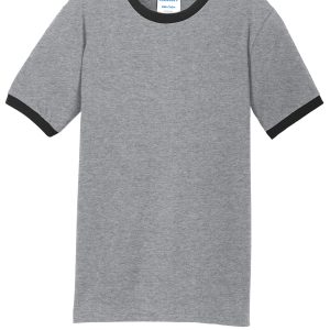 Port & Co Core Cotton Ringer Tee. PC54R