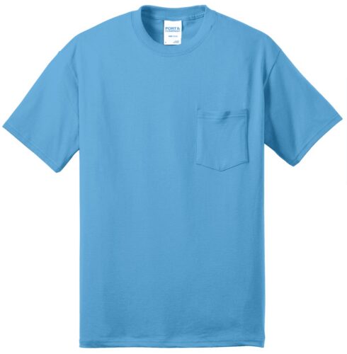 Port & Co Tall Core Blend Pocket Tee. PC55PT