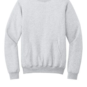 Port & Co Core Fleece Crewneck Pocket Sweatshirt PC78PKT