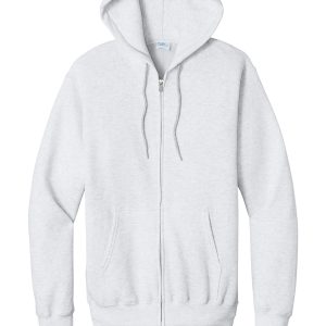 Port & Co Core Fleece Full-Zip Hooded Sweatshirt. PC78ZH