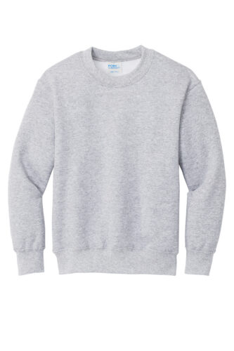 Port & Co Youth Core Fleece Crewneck Sweatshirt. PC90Y