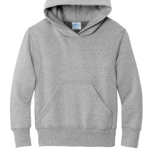 Port & Co Youth Core Fleece Pullover Hooded Sweatshirt. PC90YH