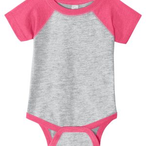 Rabbit Skins Infant Baseball Fine Jersey Bodysuit. RS4430