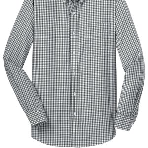 Port Authority Long Sleeve Gingham Easy Care Shirt. S654